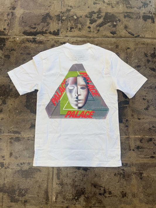 PALACE TRI BURY WHITE TEE