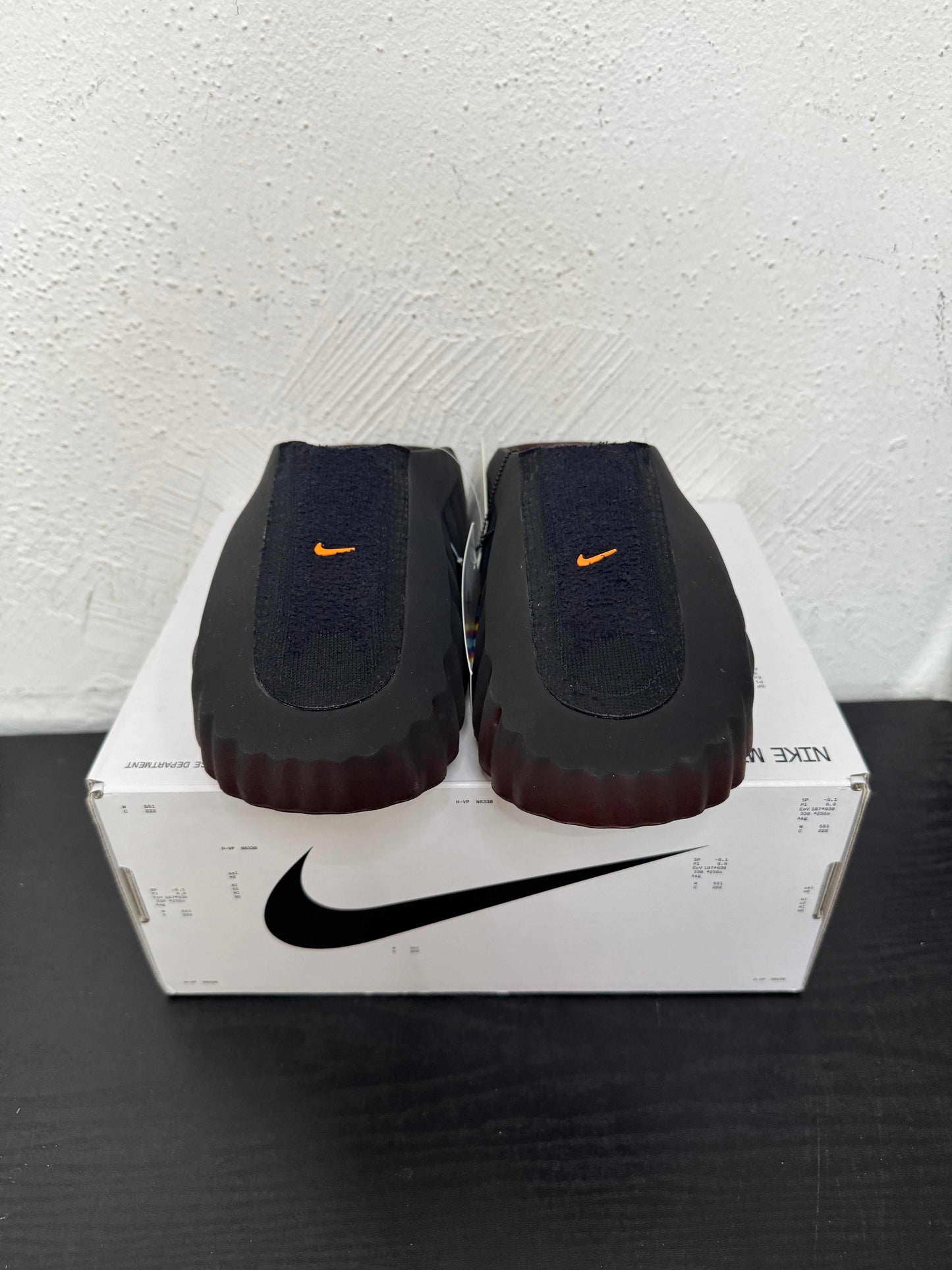 NIKE MIND SLIDE 001 FLYKNIT BRONZE ECLIPSE ORANGE