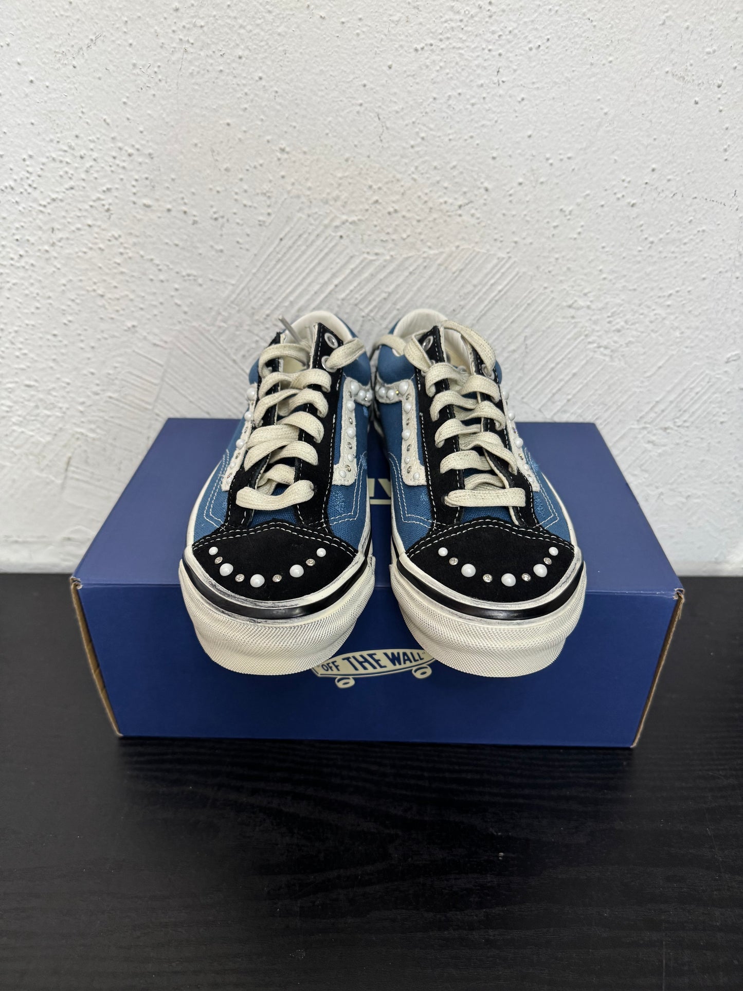 VANS LX OLD SKOOL PEARLIZED BLK/NAVY