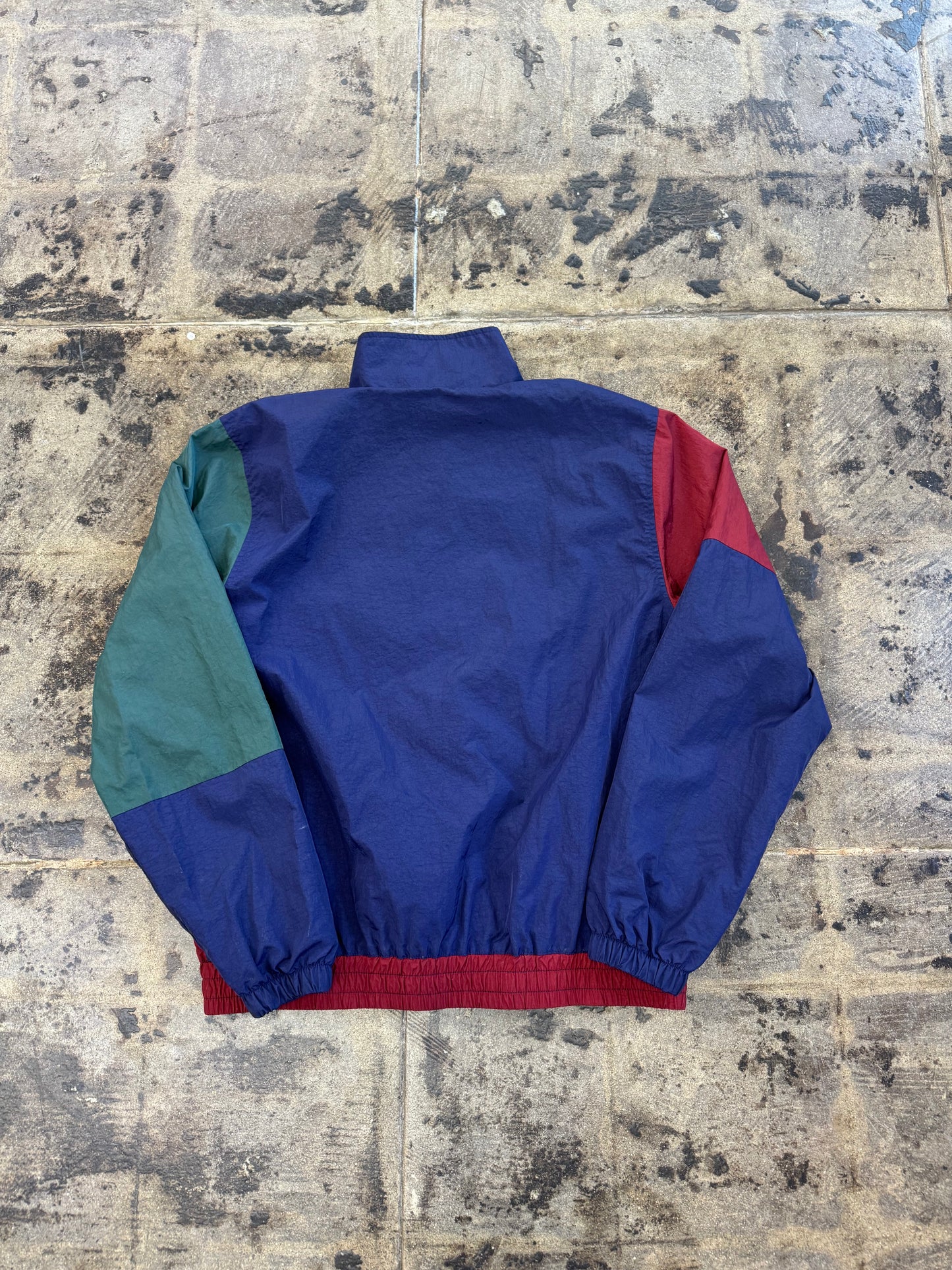 STUSSY MUTI PANEL ZIP UP JACKET (USED)