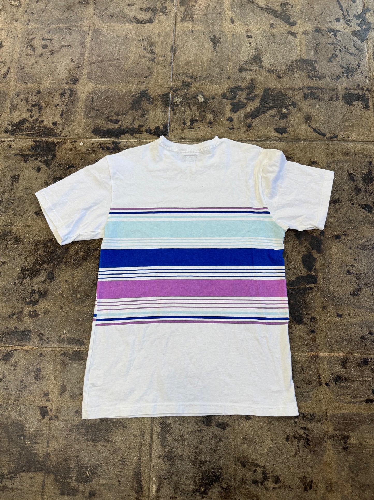 90'S STUSSY STRIPE TEE (USED)