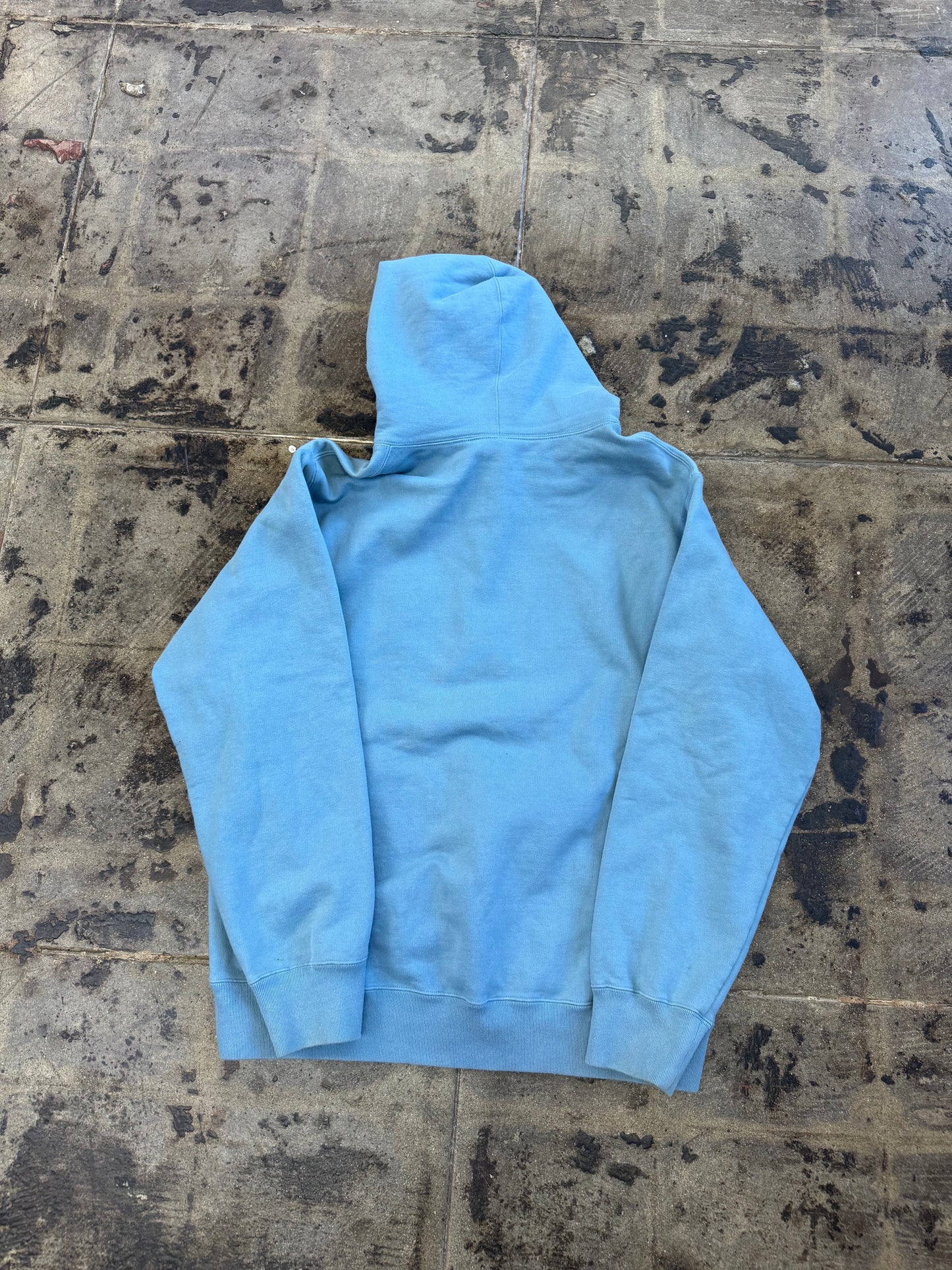 SUPREME LOVE OR HATE DUSTY BLUE HOODIE (USED)