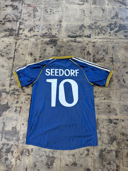 ADIDAS REAL MADRID 98-99 AWAY THIRD KIT #10 SEEDORF JERSEY (BOOT)