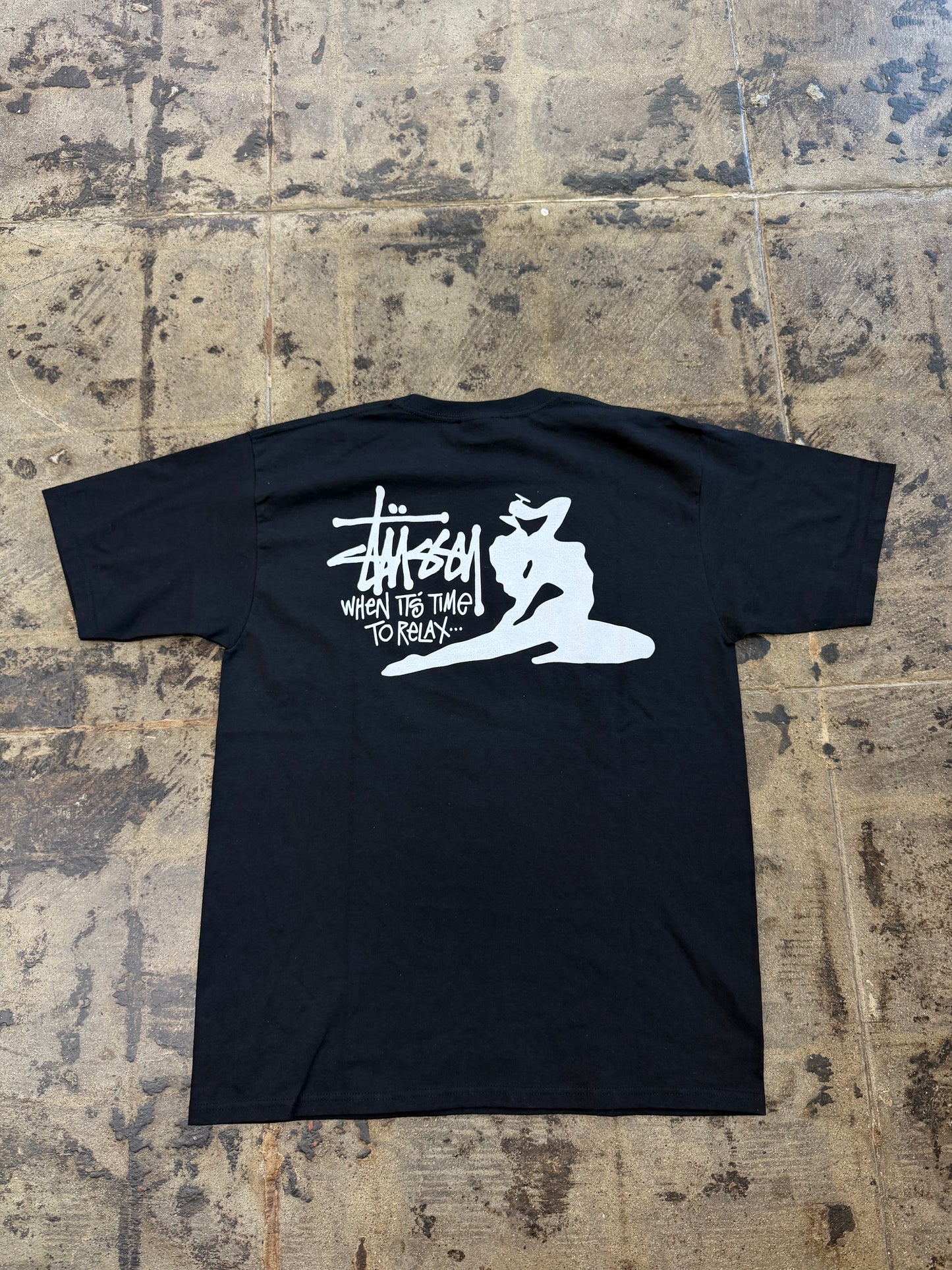 STUSSY TIME TO RELAX TEE
