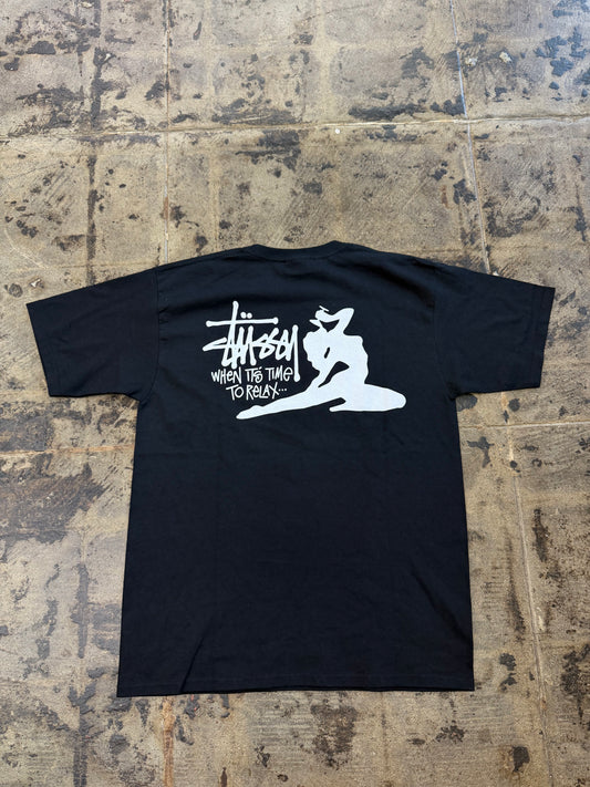 STUSSY TIME TO RELAX TEE