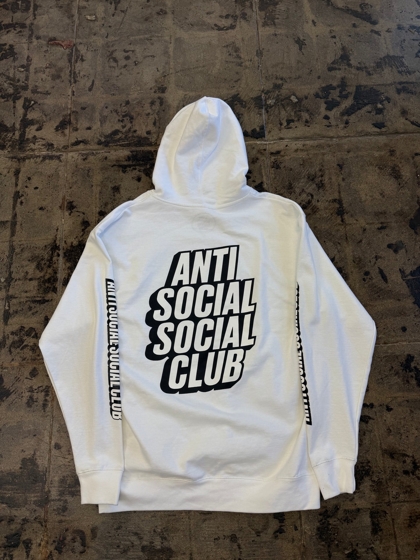 ASSC WHITE HOODIE (USED)