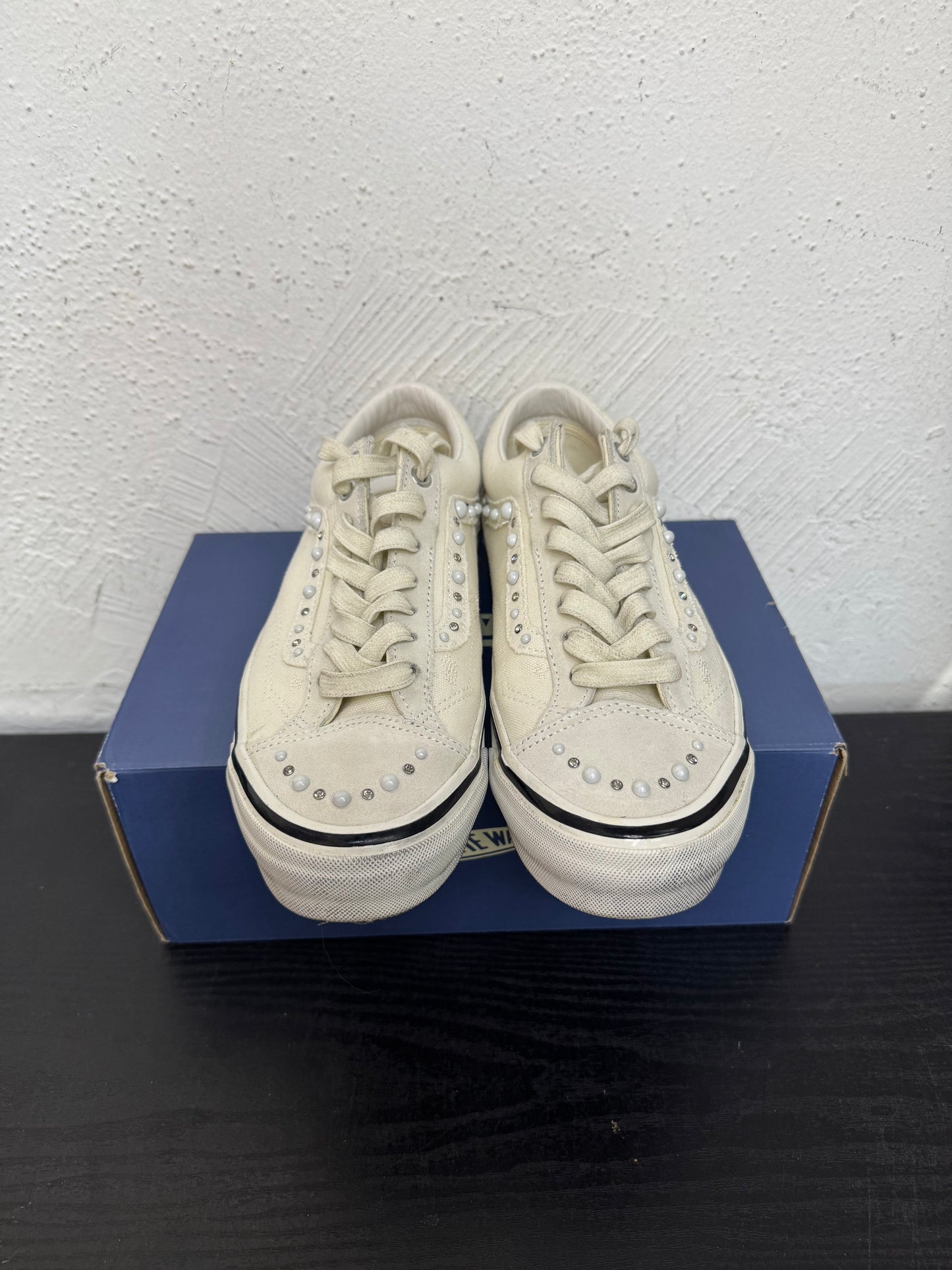 VANS OLD SKOOL PEARLIZED PACK MARSHMALLOW (USED)