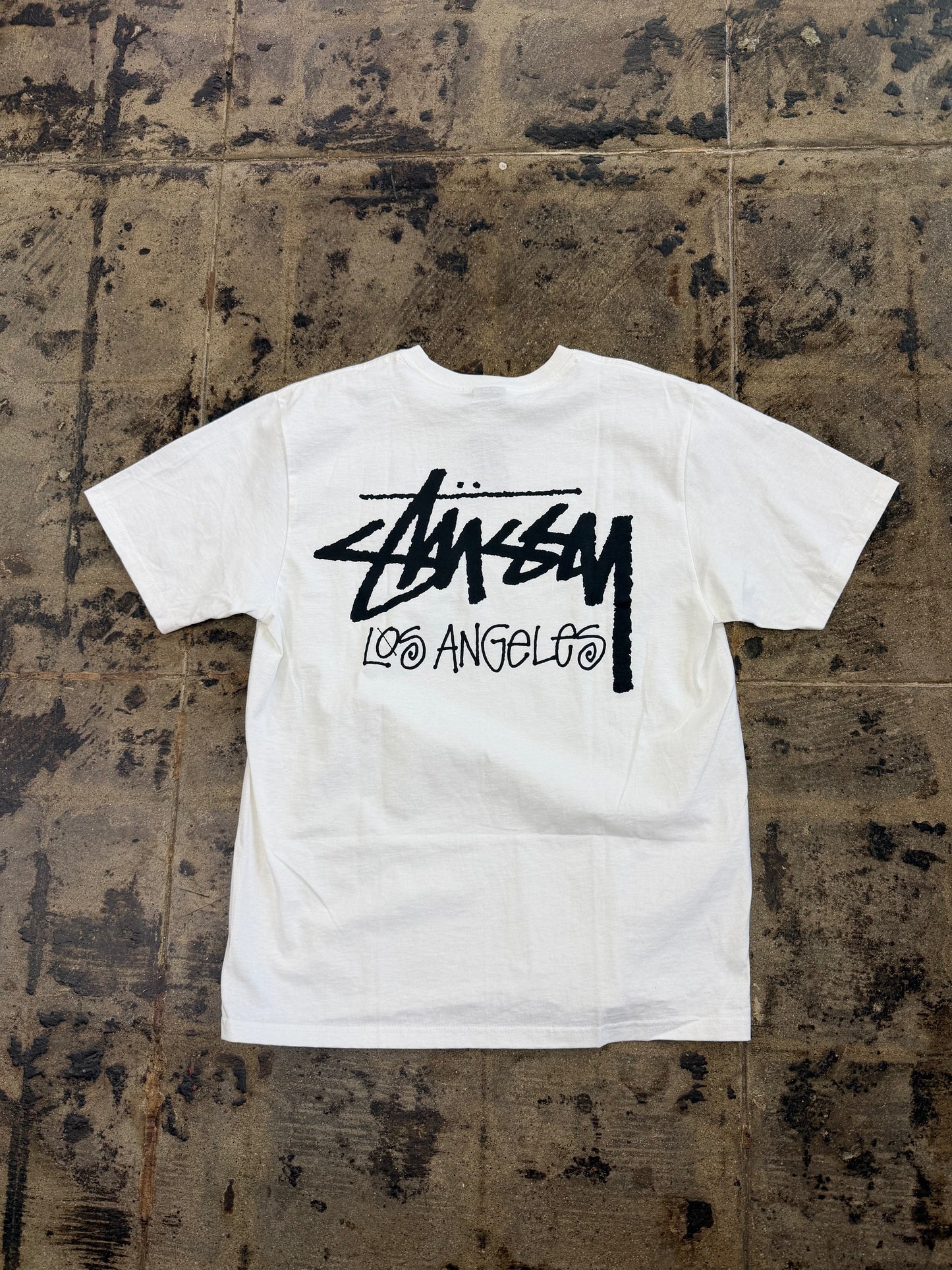 STUSSY LOS ANGELES WHITE TEE