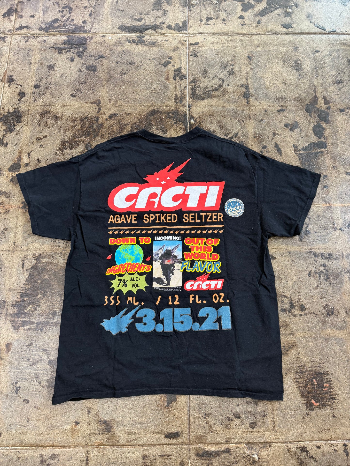 TRAVIS SCOTT CACTI SELTZER TEE (USED)