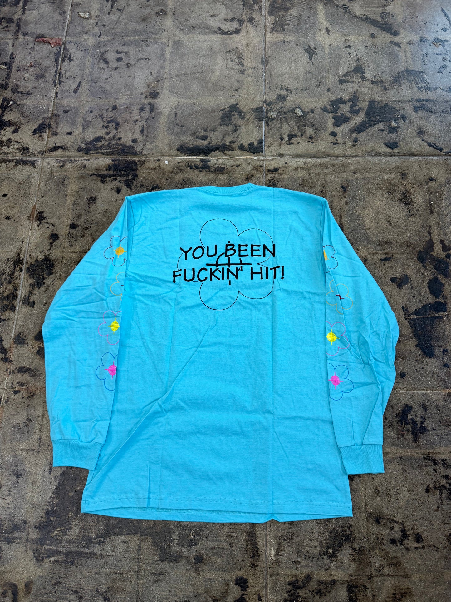 SUPREME BEEN HIT AQUA BLUE L/S