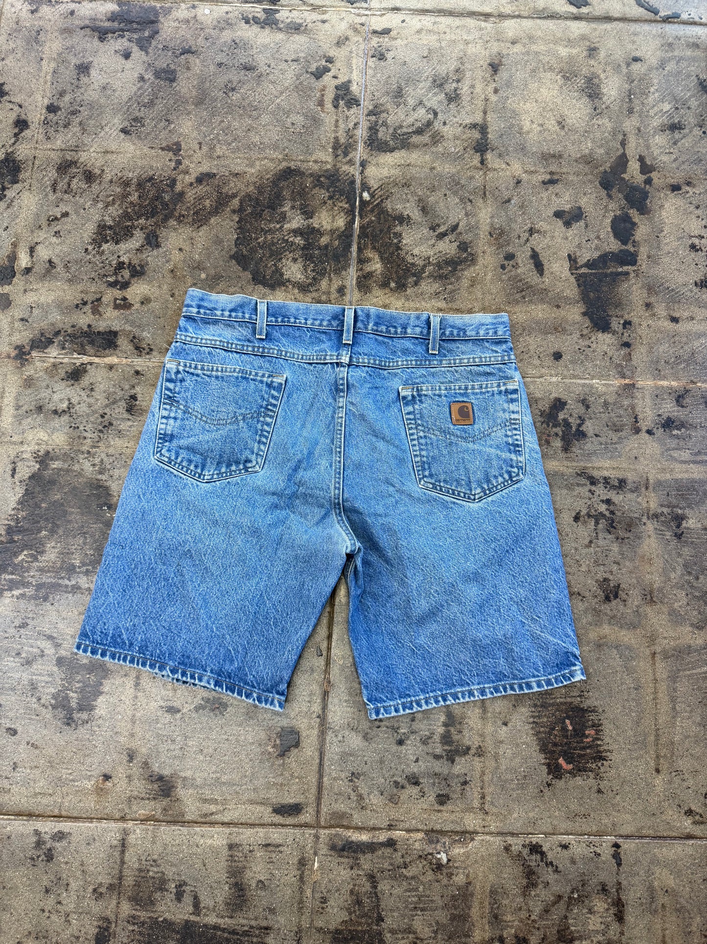 CARHARTT BLUE JORTS