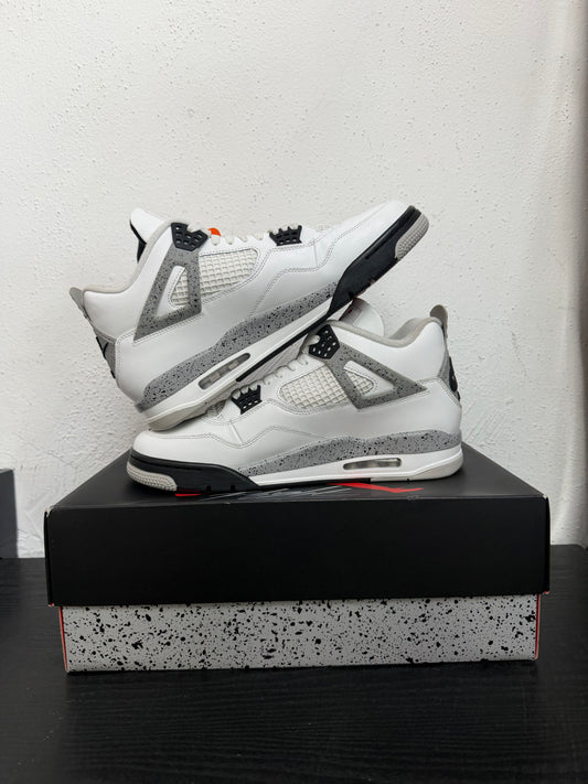 JORDAN 4 WHITE CEMENT (USED)