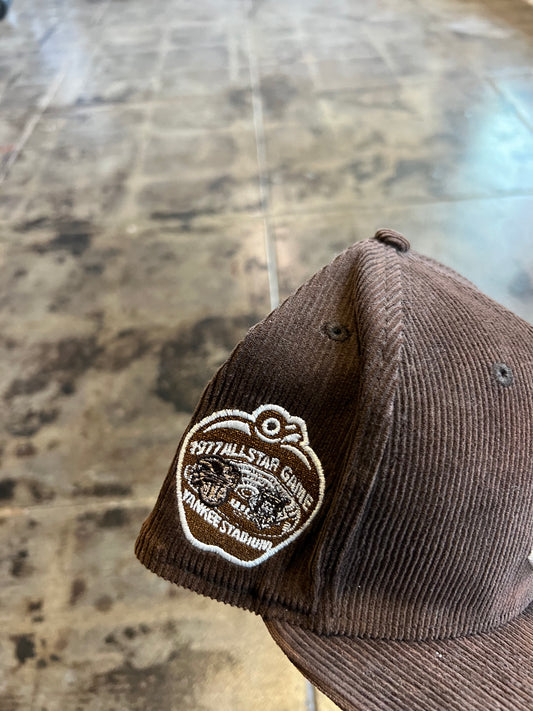NY YANKES CORDUROY FITTED HAT