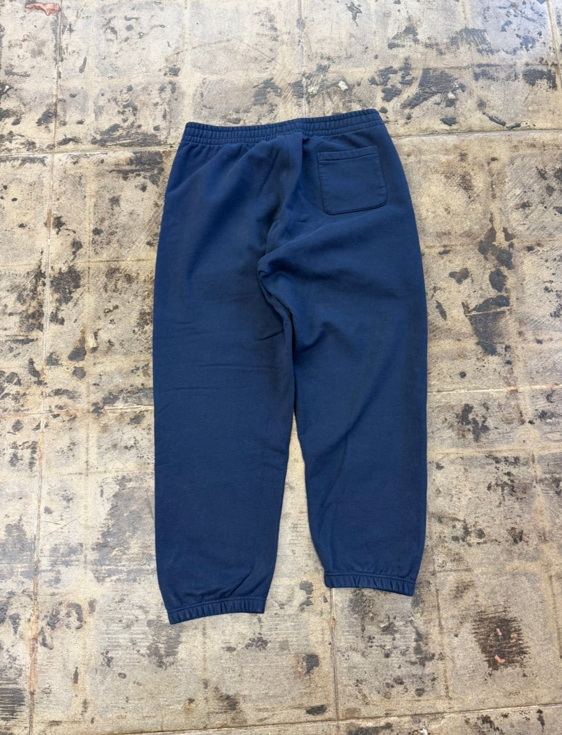 SUPREME SATIN NAVY SWEATS