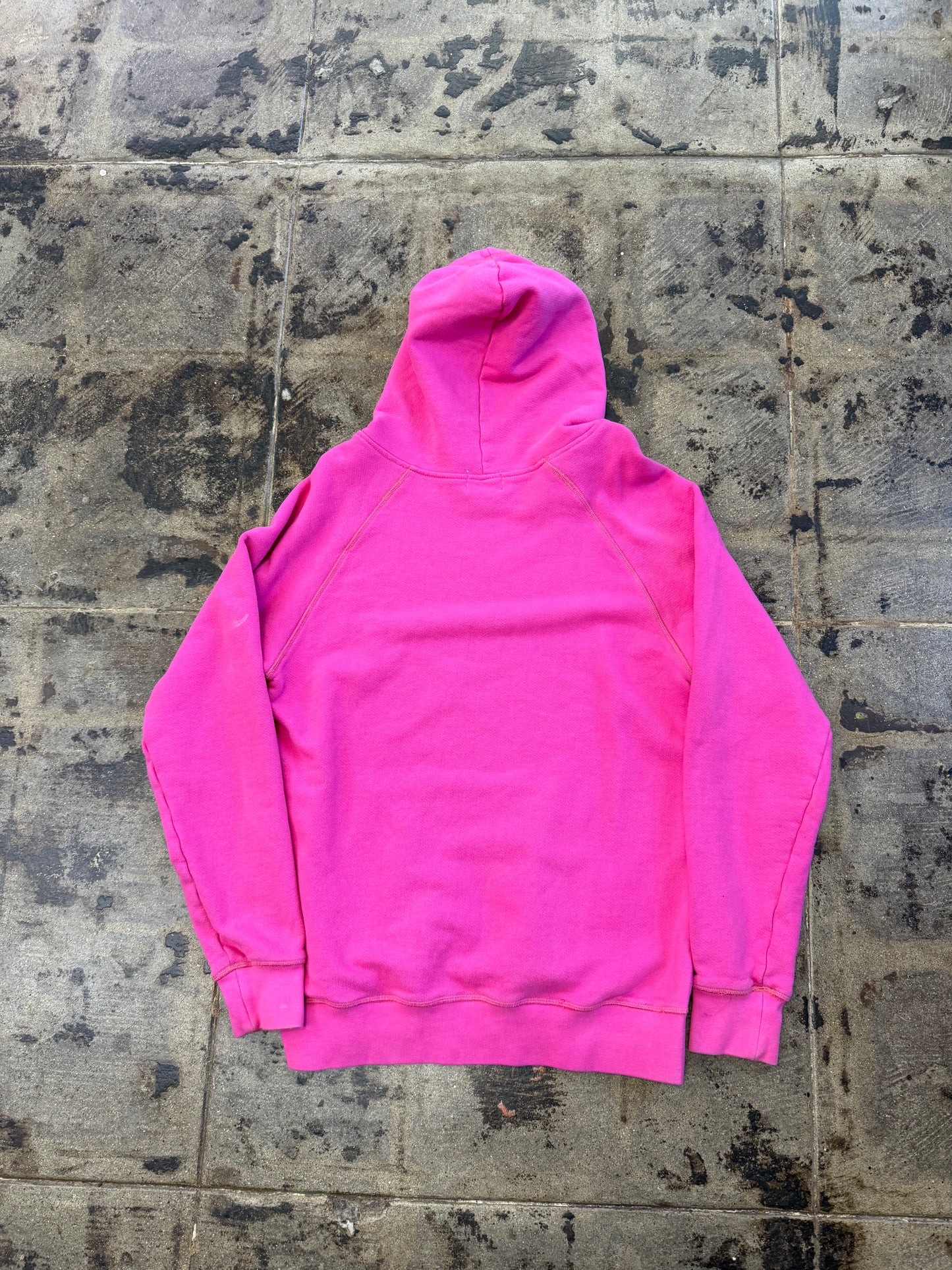 ERIC EMANUEL CENTER LOGO MAGENTA HOODIE (USED)