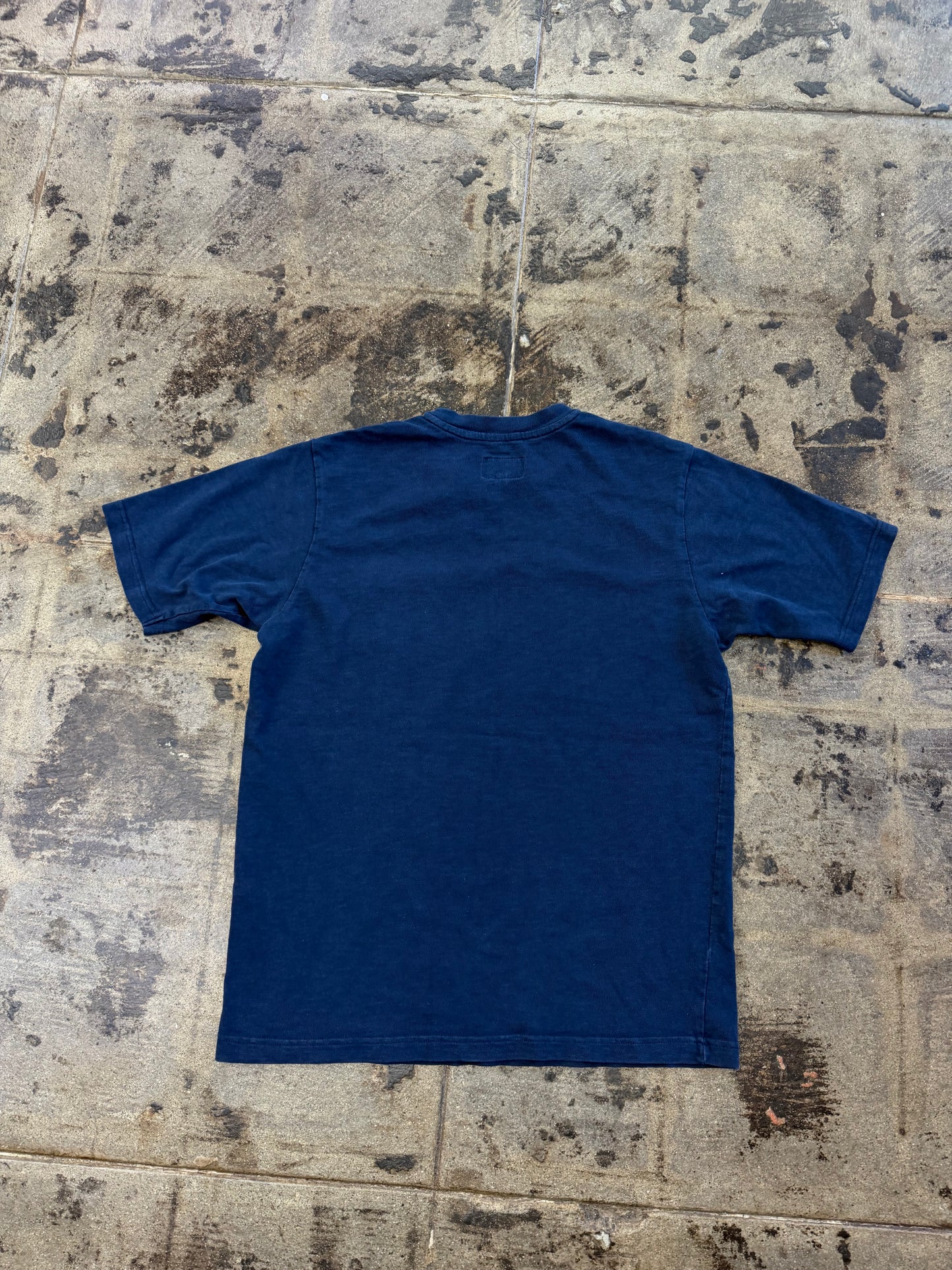 SUPREME NAVY POCKET TEE (USED)