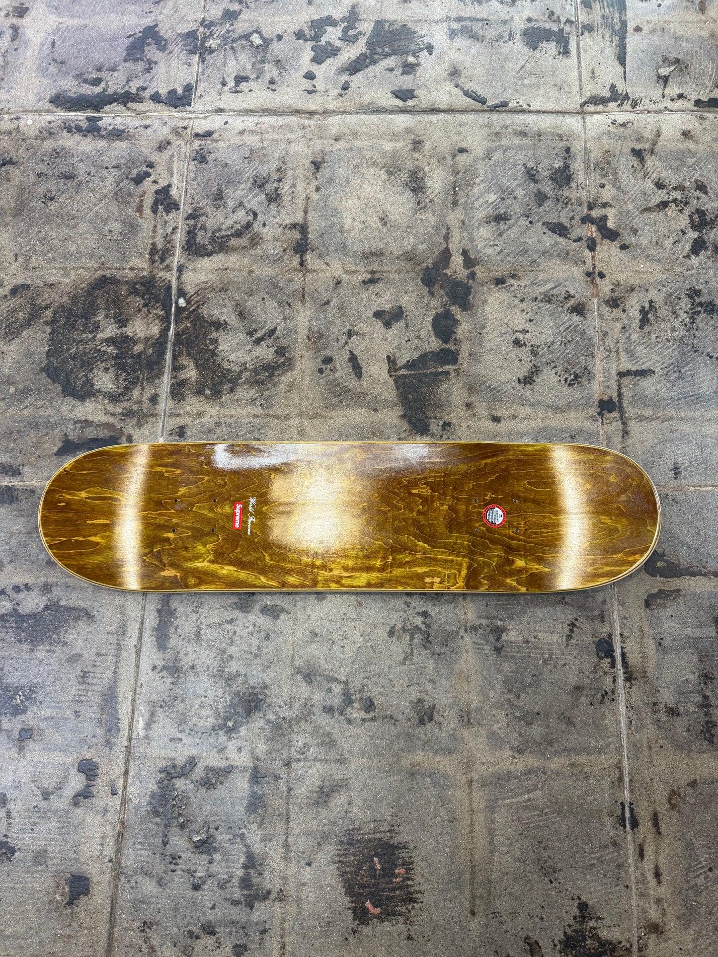 SUPREME SCALE SKATEBOARD DECK
