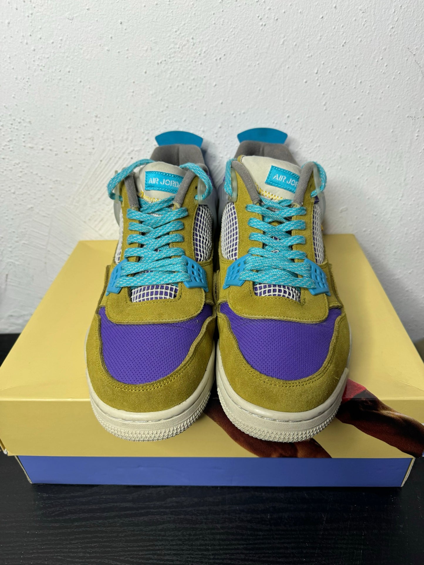 JORDAN 4 UNION DESERT MOSS (USED) SIZE:13