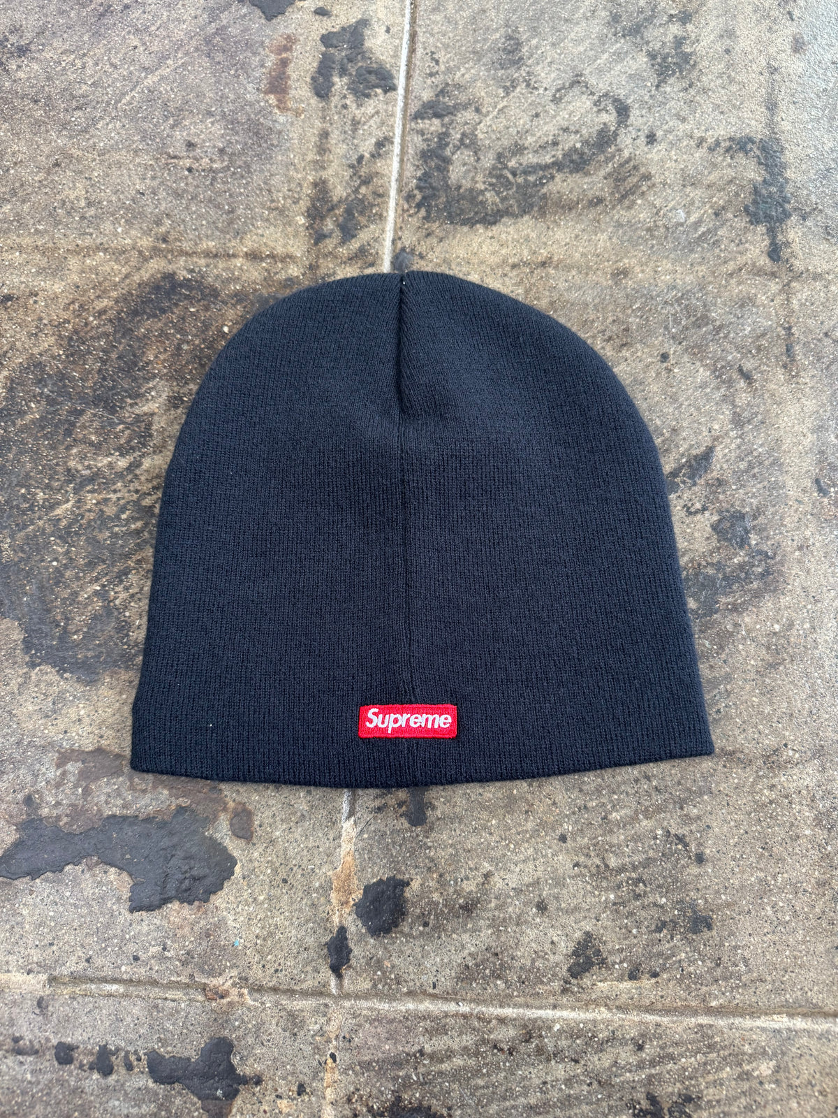 SUPREME NEW ERA RHINESTONE NYC NAVY BEANIE (USED)