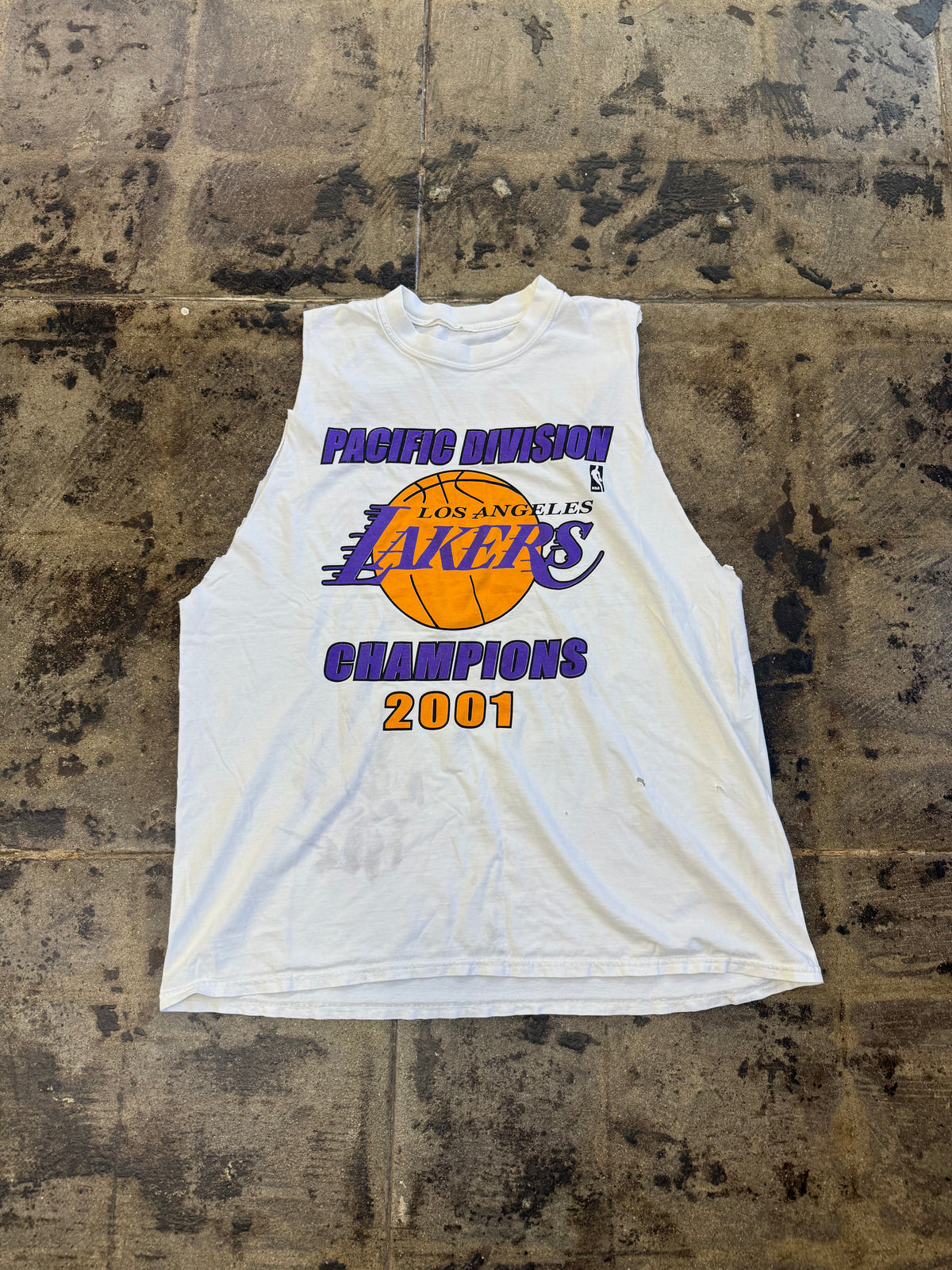 2001 LA LAKERS PACIFIC DIVISION CHAMPIONS CUT OFF