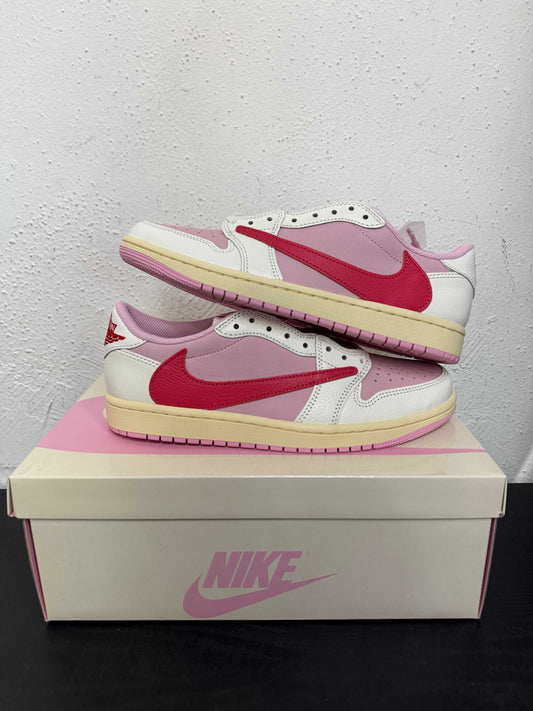 JORDAN 1 LOW TRAVIS SCOTT TROPICAL PINK