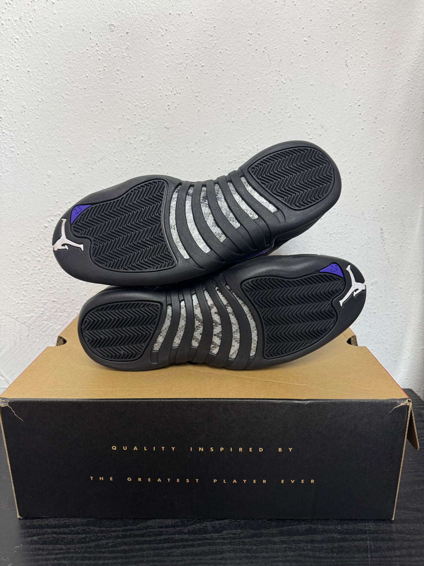 JORDAN 12 BLACK DARK CONDCORD