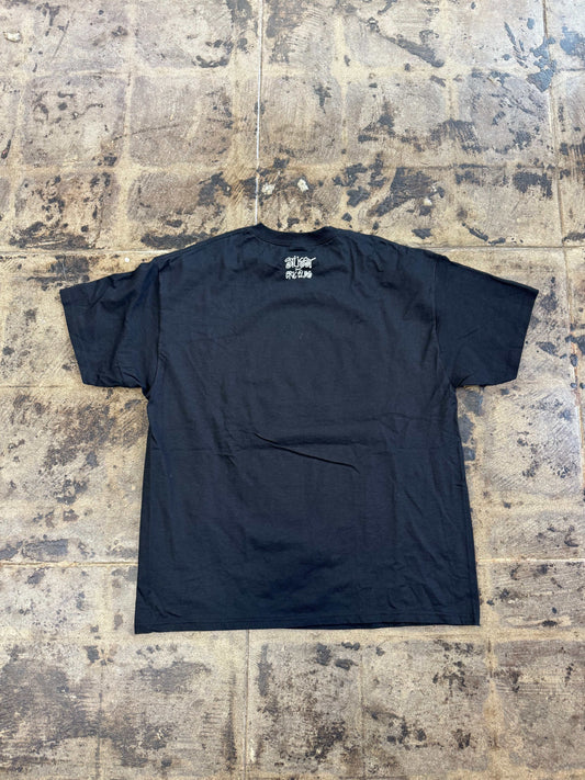 STUSSY x ERIC ELMS 2008 EAT THE RICH TEE (USED)
