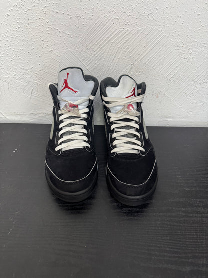 JORDAN 5 REIMAGINED BLACK METALLIC (USED) (NB)