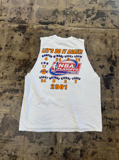 2001 LA LAKERS PACIFIC DIVISION CHAMPIONS CUT OFF