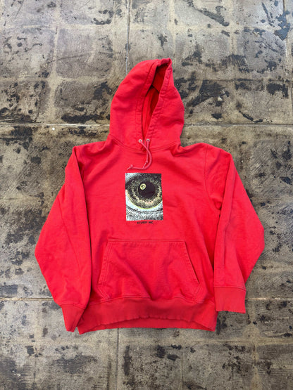 STUSSY ACID EYE RED HOODIE (USED)
