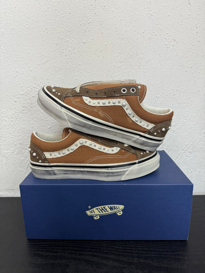 VANS LX OLD SKOOL PEARLIZED PACK VINTAGE COCOA BROWN