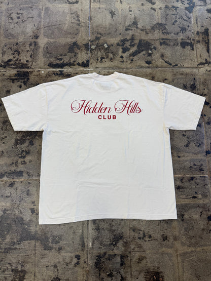 HIDDEN HILLS HH CLUB CREAM TEE