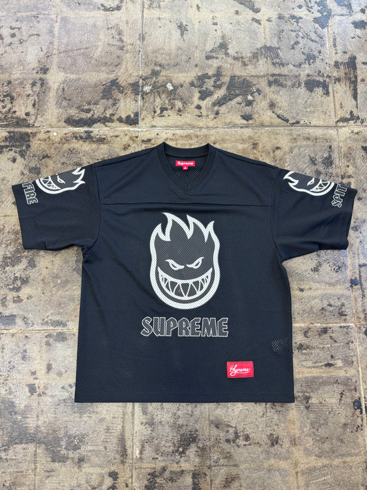 SUPREME SPITFIRE BLACK JERSEY (USED)
