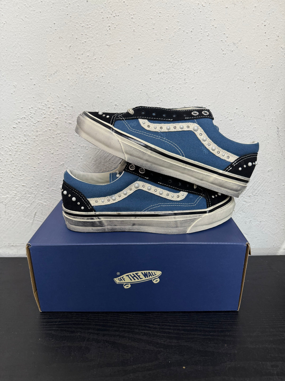 VANS OLD SKOOL 36 PEARLIZED PACK NAVY