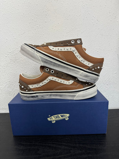 VANS LX OLD SKOOL PEARLIZED PACK VINTAGE COCOA BROWN