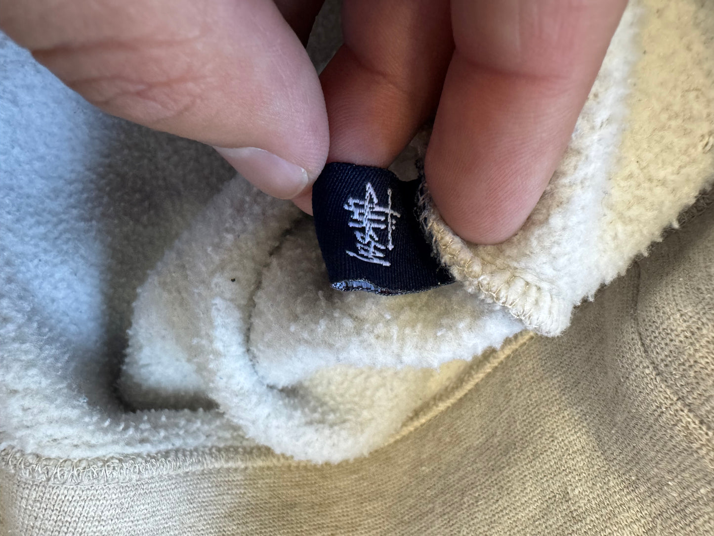 STUSSY 2000s BLANK HOODIE (USED)