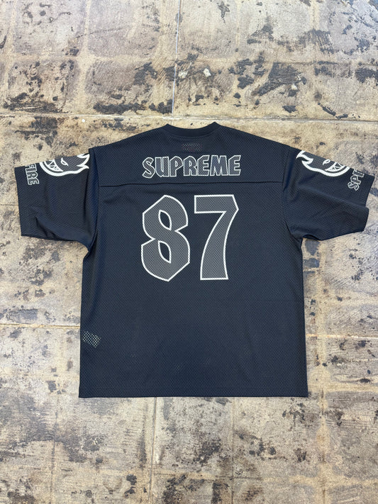 SUPREME SPITFIRE BLACK JERSEY (USED)