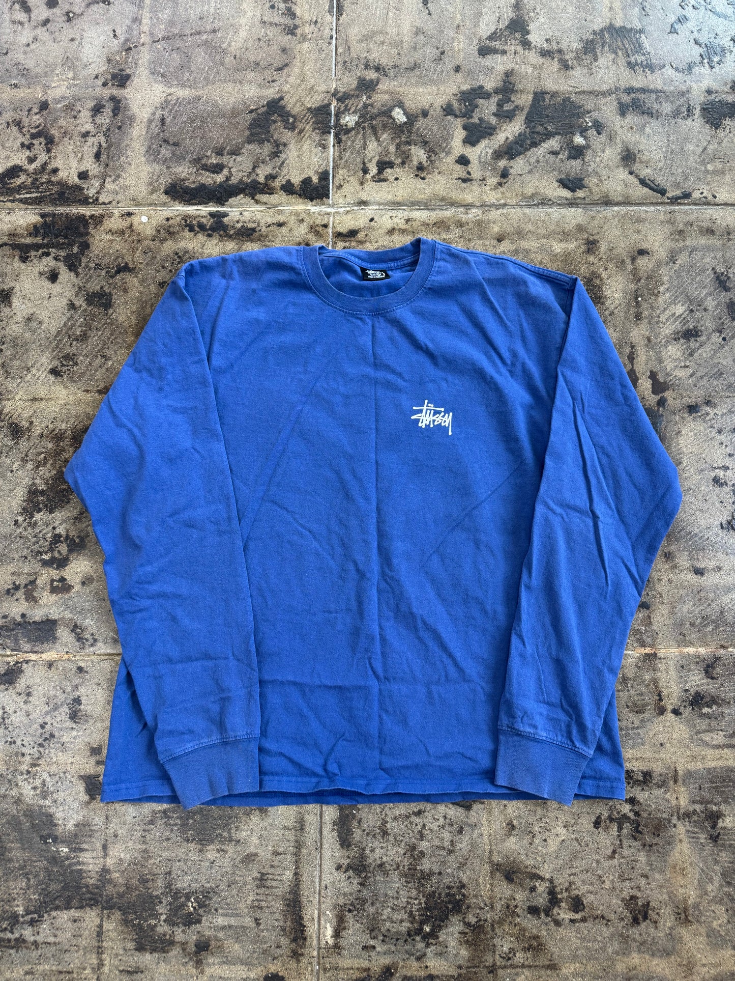 STUSSY BLUE LONG SLEEVE (USED)