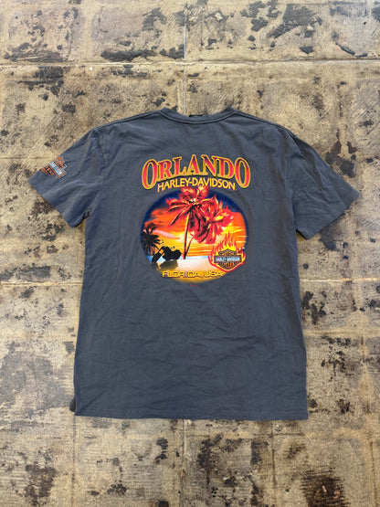 HARLEY DAVIDSON ORLANDO GREY TEE
