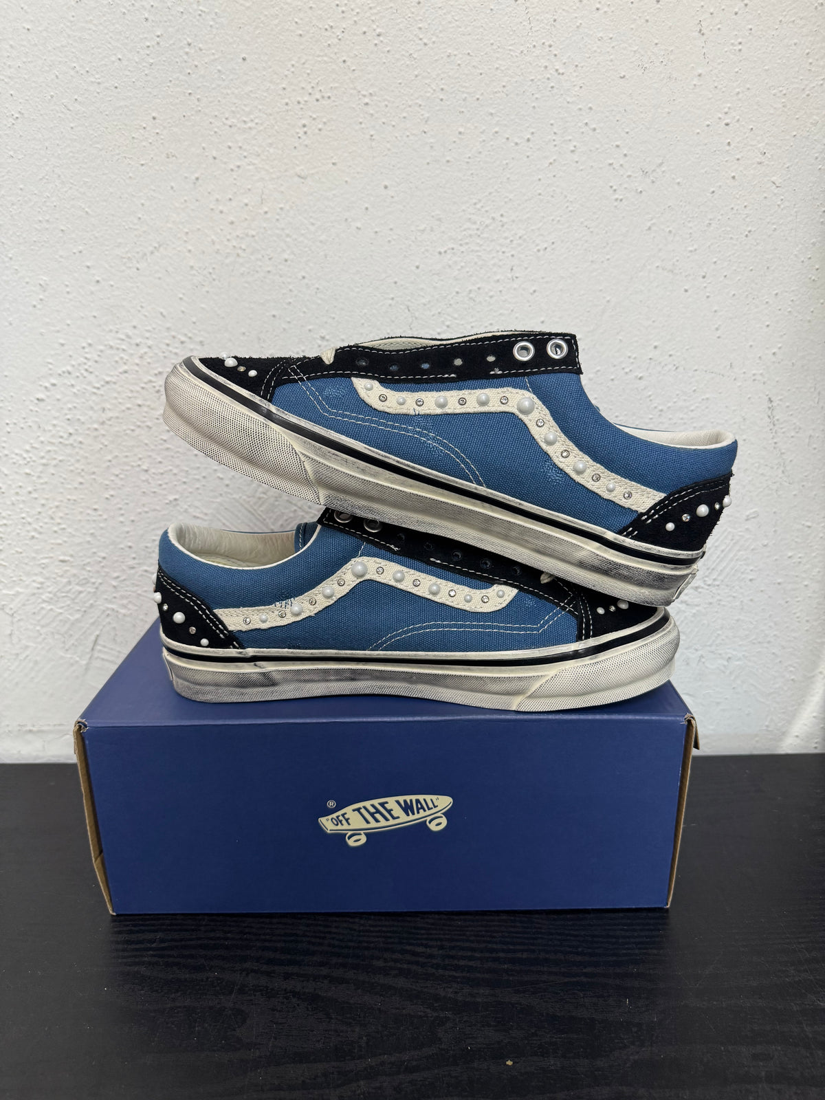 VANS OLD SKOOL 36 PEARLIZED PACK NAVY