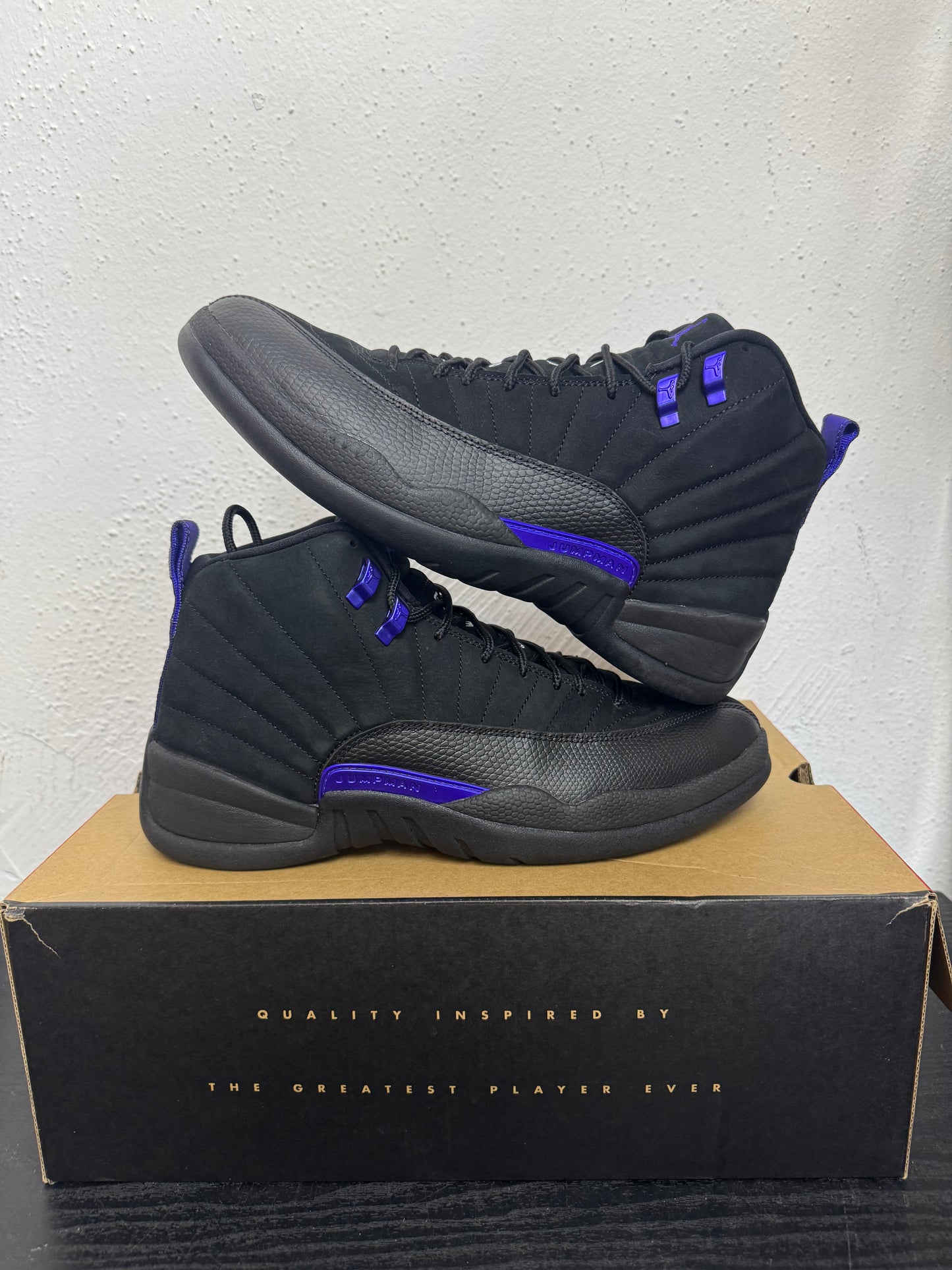 JORDAN 12 BLACK DARK CONDCORD