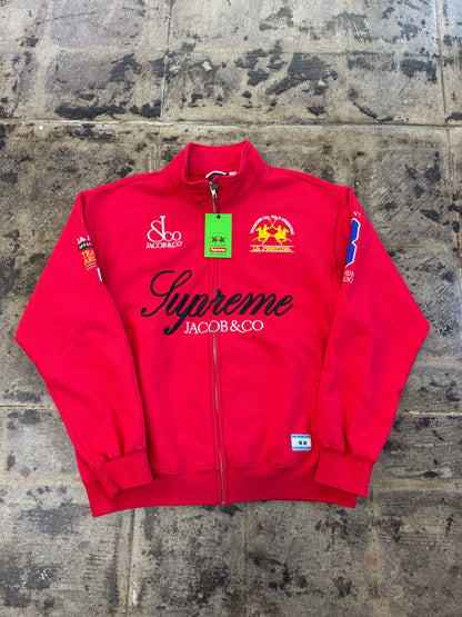 SUPREME LA MARTINA JACOB &CO RED ZIP UP