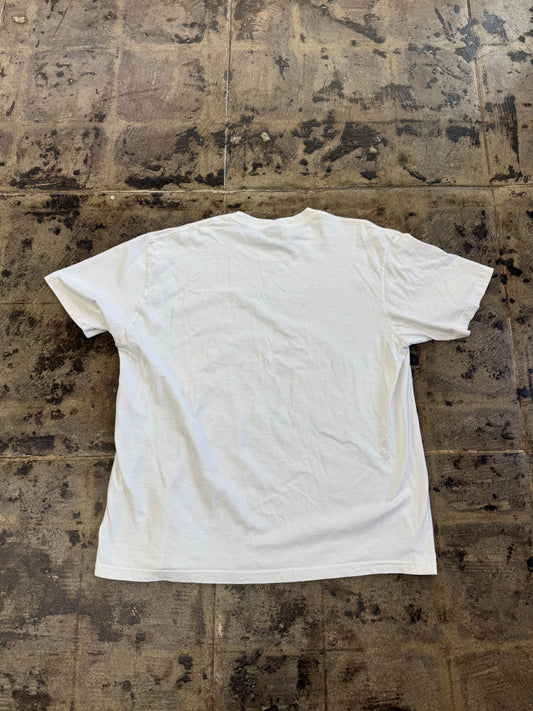 STUSSY CREATION WHITE TEE (USED)