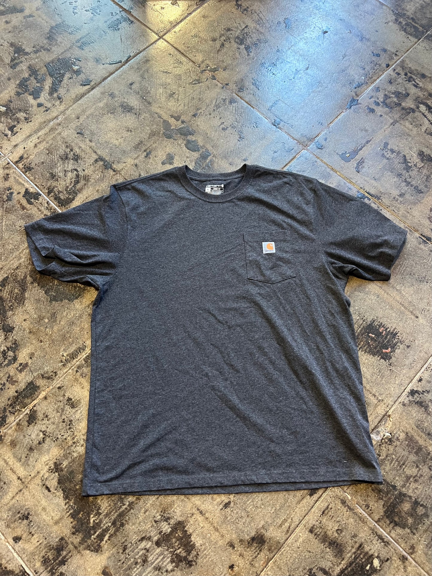 GREY CARHARTT TEE
