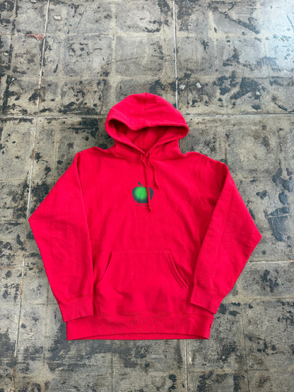 SUPREME GREEN APPLE RED HOODIE