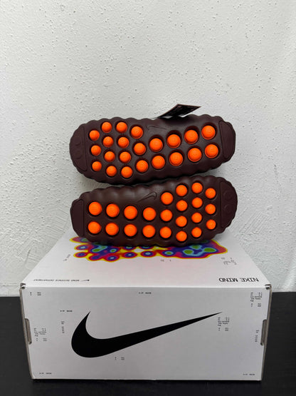 NIKE MIND SLIDE 001 FLYKNIT BRONZE ECLIPSE ORANGE