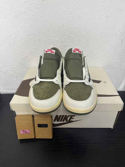 JORDAN 1 LOW TRAVIS SCOTT MEDIUM OLIVE