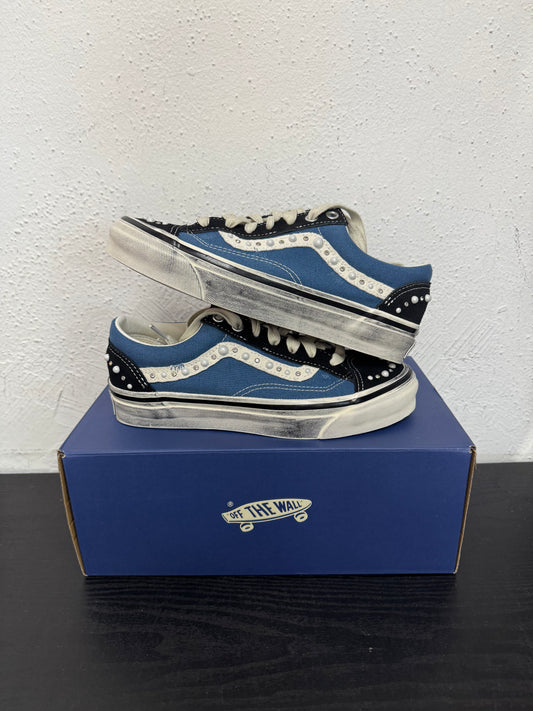VANS LX OLD SKOOL PEARLIZED BLK/NAVY