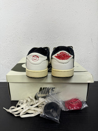 JORDAN 1 LOW WMNS TRAVIS SCOTT OLIVE (USED)