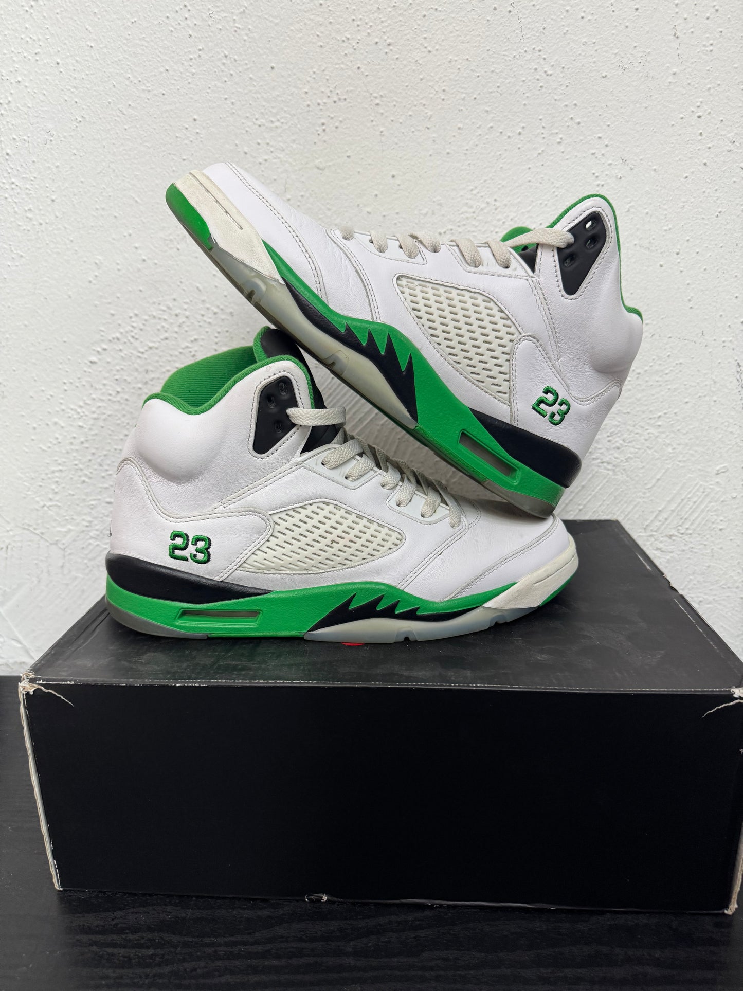 JORDAN 5 WMNS LUCKY GREEN (USED)